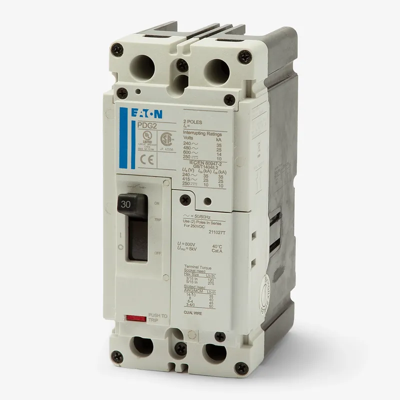 Genuine Eaton / Cutler-Hammer PDG22F0030TFFJ - 30A 2 Pole Molded Case Circuit Breaker