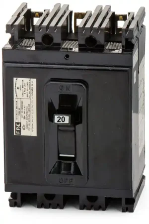 Federal Pacific NE234020 - 20A 3 Pole Molded Case Circuit Breaker Brand New