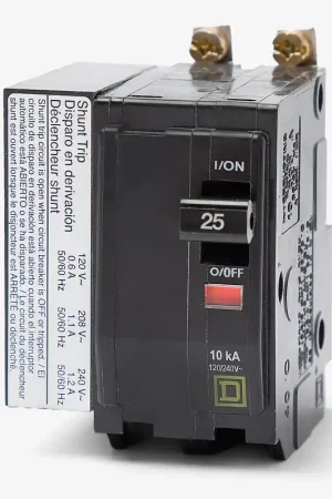 Square D QOB2251021 - 25A 2 Pole Miniature Circuit Breaker Factory Price