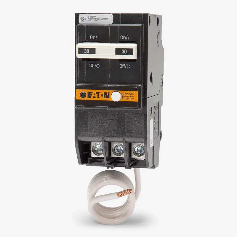 Certified Eaton BRN230EP 2 Pole Ground Fault Circuit Breaker
