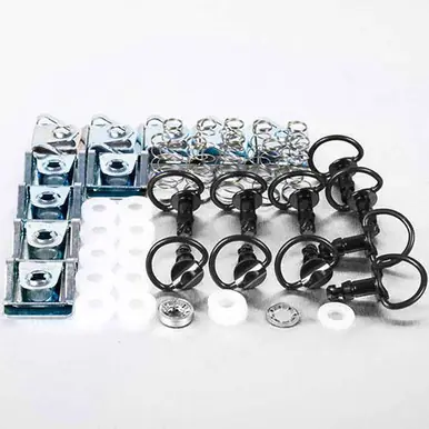 Aluminium Quick Release Stud 17mm D-Ring & CLIP3 Pack x10 Instant Buy