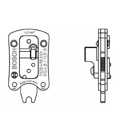 Must Have 1928498841 Bosch BTC/BTL 4.6. 6.3 Hand Crimping Tool (1.5 / 2.5)