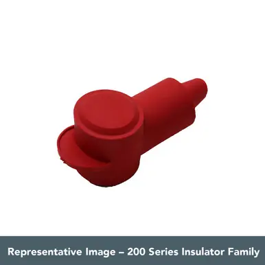 Buy Direct 230E3R02 VTE - Red Trexprene75 30 mm Extended 2-2/0G Terminal Insulator