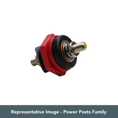 Special Offer 479B9P14 VTE - Black 3/8 in Power Post Insulator