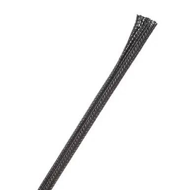 F6N0.25BK5 TechFlex Sleeving, F6, 1/4 Inch, Black, 5 Inch Piece Luxury