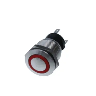 Today Only PD-1E-DC-9-RL Switch Components – Anti-Vandal 19mm 5P SPDT ON-(ON) Red LED IP67