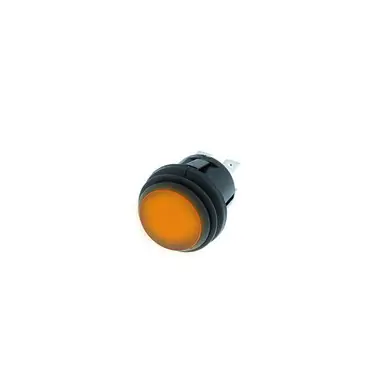PB-1A-DC-2-AIL Switch Components – Snap-In Push Button 4P OFF-ON Amber LED Affordable