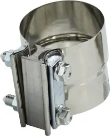 Weekend Sale Midland Metal 847250 Lap Clamp, 2-1/2 in Nominal, Stainless Steel, 76 mm W, 1/2 mm Thick