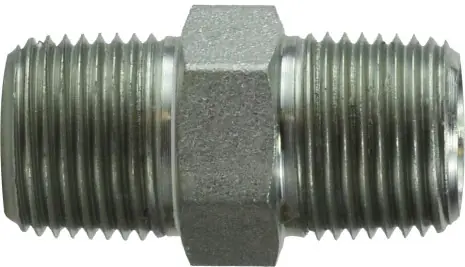 Mega Sale Midland Metal 54044 Hex Nipple, 1/4 in MPT x 1/4 in MPT, Steel