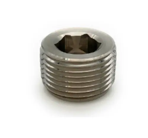 Stainless Adapters SS5406-HHP-06 Hollow Hex Head Plug, 3/8 in MNPT, Stainless Steel Genuine