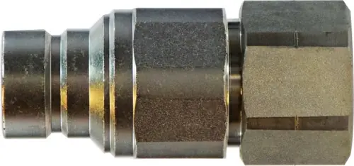 Midland Metal FF Series FF3812M Flush Face Quick Disconnect Nipple, 1/2 in 1/2 in FNPT, Steel Hassle-Free Returns