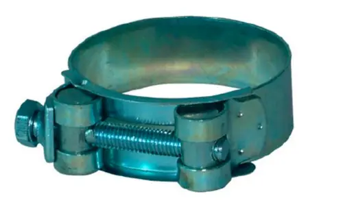 Final Sale Buchanan Rubber MKL-130-SP Heavy-Duty Wide Band Clamp, 122 to 130 mm Nominal, 4.8 in Minimum Clamp Diameter, Steel