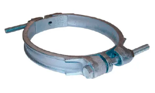 Grab Now Buchanan Rubber DBC-60-DP Heavy-Duty Double Bolt Clamp, 1-7/8 in Nominal, 1-7/8 in Minimum Clamp Diameter, Ductile Iron
