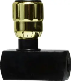 Midland Metal MM-FC Series MMFC8NPT High Pressure Flow Control Valve, 1/2 in Nominal, FNPT Connection, 0 to 42 gpm New Arrival