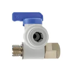 Discount Midland Metal 20986P 3-Way Stop Adapter Valve, 3/8 in Nominal, Compression x Compression x Push-In