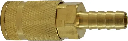 Midland Metal 28601 Aro Interchange Coupler, 1/4 in Hose Barbed, Brass Price Cut