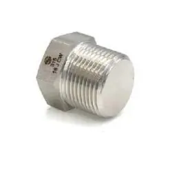 New Arrival Stainless Adapters SS5406-P-06 Hex Pipe Plug, 3/8 in MPT, Stainless Steel