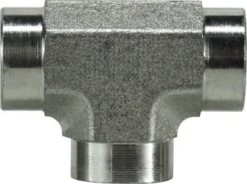 Midland Metal 560522 Pipe Tee, 1/8 in FPT x 1/8 in FPT x 1/8 in FPT, Steel Mega Sale