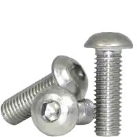 0-80 x 3/8" Button Head Socket Cap Screws, Non-Standard, 18-8 Stainless Steel A2, Full Thread, Fine (UNF), Qty 100 Deal