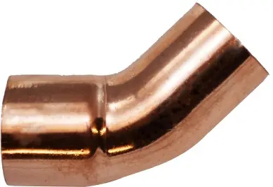 Premium Midland Metal 77181 45-Degree Street Elbows, Copper Sweat Fittings, 3/4 Street 45 Ftg x C, Nipples and Fittings