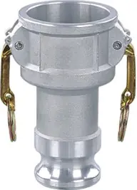 Buchanan Rubber DA-3040-A Cam and Groove Reducer Coupler/Adapter, 3 in Female Coupler x 4 in Male Adapter, Aluminum Top Rated
