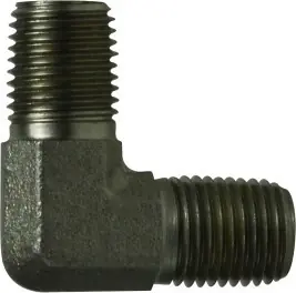 Midland Metal 55002 90 deg Elbow, 1/8 in MPT x 1/8 in MPT, Steel Seasonal Sale
