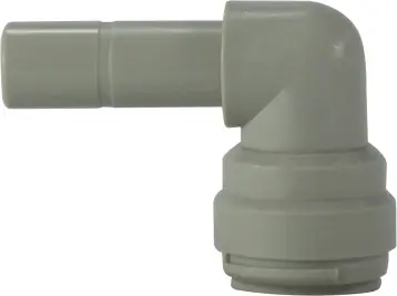 Super Sale Midland Metal 20743P Plug-In Elbow, 5/16 in Push-In Tube x 5/16 in Push-On Hose Stem, Plastic