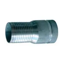 One Day Deal Buchanan Rubber CNG-600-SP Combination King Nipple, 6 in Hose Barbed x 6 in Grooved, Steel