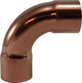 Hot Deal Midland Metal 77142 Long-Turn Elbows, Copper Sweat Fittings, 3/8 90 Long Tirn Ell C x C, Nipples and Fittings