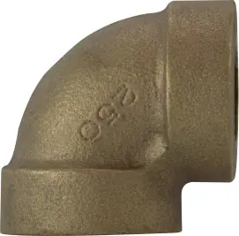 Midland Metal 43107 90 deg Elbow, 1-1/2 in FPT x 1-1/2 in FPT, Bronze Special Offer
