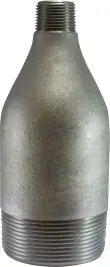 Luxury Midland Metal 93123 Swage Nipple, 2 in MPT x 1-1/2 in MPT, Steel, SCH 40 Schedule