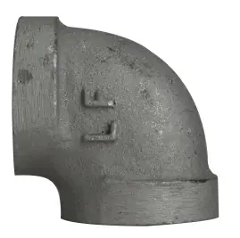Midland Metal 79112 Elbows, Aluminum Fittings, 4 Aluminum 90 Elbow, Nipples and Fittings Certified