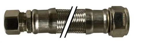 Midland Metal 922918 Stainless Steel Water Heater Connector, Lead-Free Supply Connectors, 3/4 Mip x 3/4 Fip Lf Ss 18Wtr Htr Conctr, Plumbing Accessories Shop Now