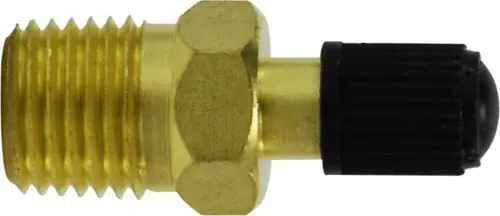 Midland Metal 46622 Spring Core Tank Valve with Black Cap, 1/4 in Nominal, MNPT, 300 psi Pressure Mega Sale