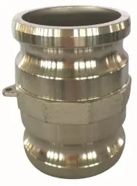 Midland Metal 63852 Cam and Groove Spool Adapter, 1-1/2 in Male Adapter x 2 in Male Adapter, Stainless Steel Super Sale