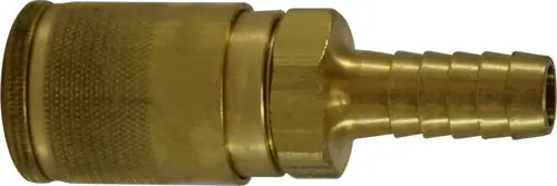 Midland Metal 28530 Parker Tru Coupler, 3/8 in Hose Barbed, Brass Top Pick