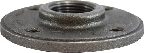 Midland Metal 65697 Round Floor Flange, 2 in FPT, Iron, Black, 150 Exclusive Offer