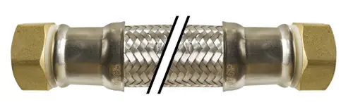 Midland Metal 924124 Stainless Steel Water Heater Connector, Lead-Free Supply Connectors, Lf 3/4 Fip x 3/4 Fip x 24, Plumbing Accessories Reduced Price