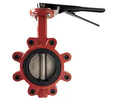 Midland Metal 9660L10SE Butterfly Valve, 10 in Nominal, Ductile Iron Body Instant Buy
