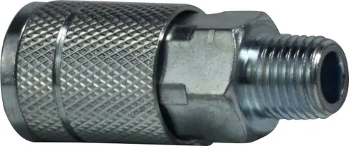 Price Cut Midland Metal 28516S Coupling, 1/4 in Coupler x 1/4 in MIP, Steel, 300 lb