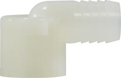 Genuine Midland Metal 33471W 90 deg Elbow, 3/4 in Hose Barbed x 3/4 in FIP, Nylon