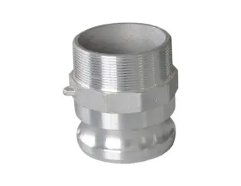 Fast Shipping Buchanan Rubber CGF-800-A1 Cam and Groove Adapter, 8 in Type F x 8 in MNPT, Aluminum