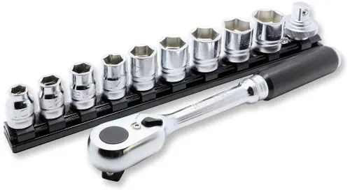 Clearance Ko-ken 4285ZE 1/2 Sq. Dr. 11 Piece Z-Series 6-Point Metric Socket set 10-24mm