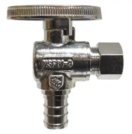 Hot Deal Midland Metal 746438 90 deg Angle Supply Stop, 1/2 x 3/8 in Nominal, PEX x Compression, Brass Body