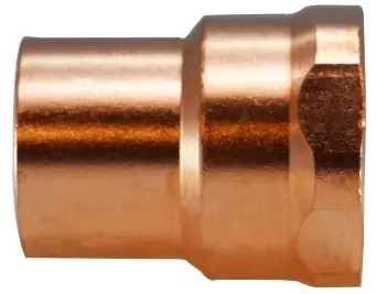Best Choice Midland Metal 77402 Female Pipe Adapters, Copper Sweat Fittings, 1 Female Adapter C x F, Nipples and Fittings