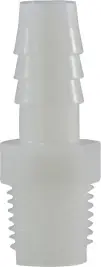 Genuine Midland Metal 33007W Adapter, 1/4 in Hose Barbed x 1/2 in MIP, Nylon