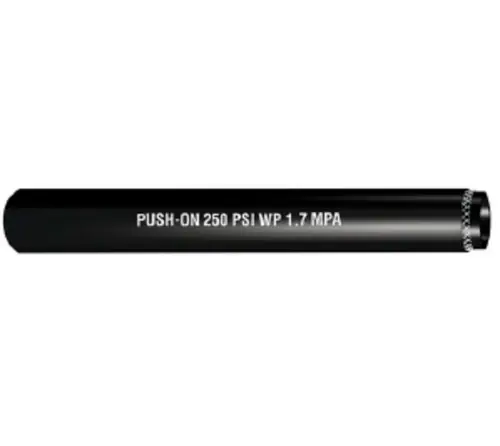 Buchanan Rubber PON-050-B General Purpose Push-On Hose, 700 ft L, 250 psi, Nitrile Rubber Tube, Black Discount