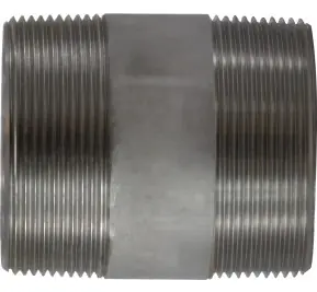 Midland Metal 48206 Welded Pipe Nipple, 3 in MPT x 3 in MPT, 5-1/2 in L, Stainless Steel, SCH 40 Schedule Fast Shipping