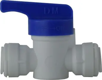 Midland Metal 20904P Shut-Off Valve, 1/4 x 1/4 in Nominal, Push-In x MNPT, 170 psi Pressure Final Sale