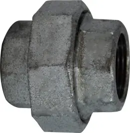 Midland Metal 64600 Union, 1/8 in FPT x 1/8 in FPT, Iron, Galvanized, 150 lb New Arrival